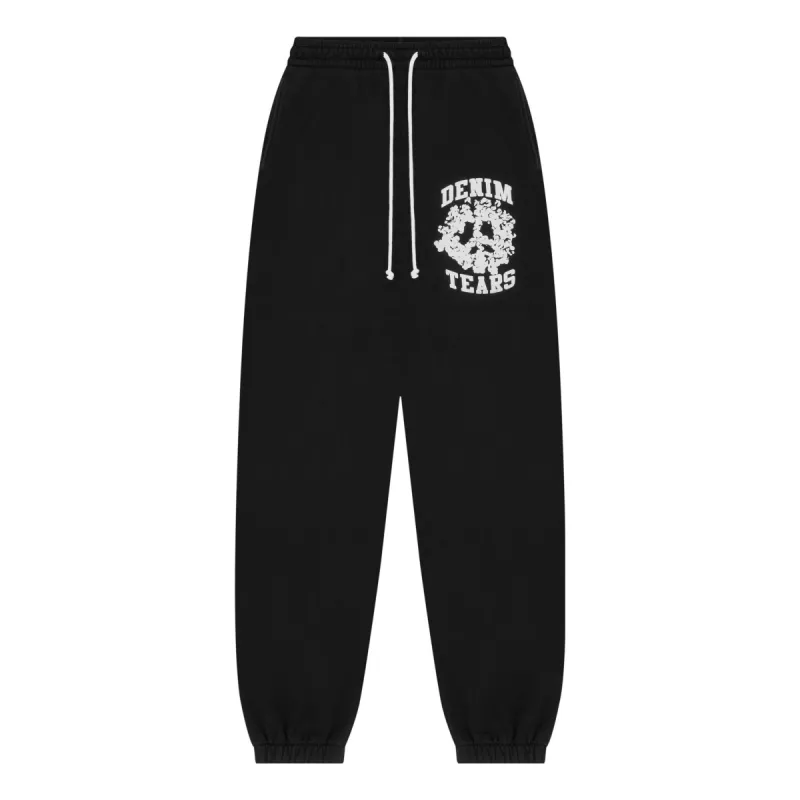 Denim Tears Denim University Sweatpants 'Black' 401-010-27 sold by KicksCrew
