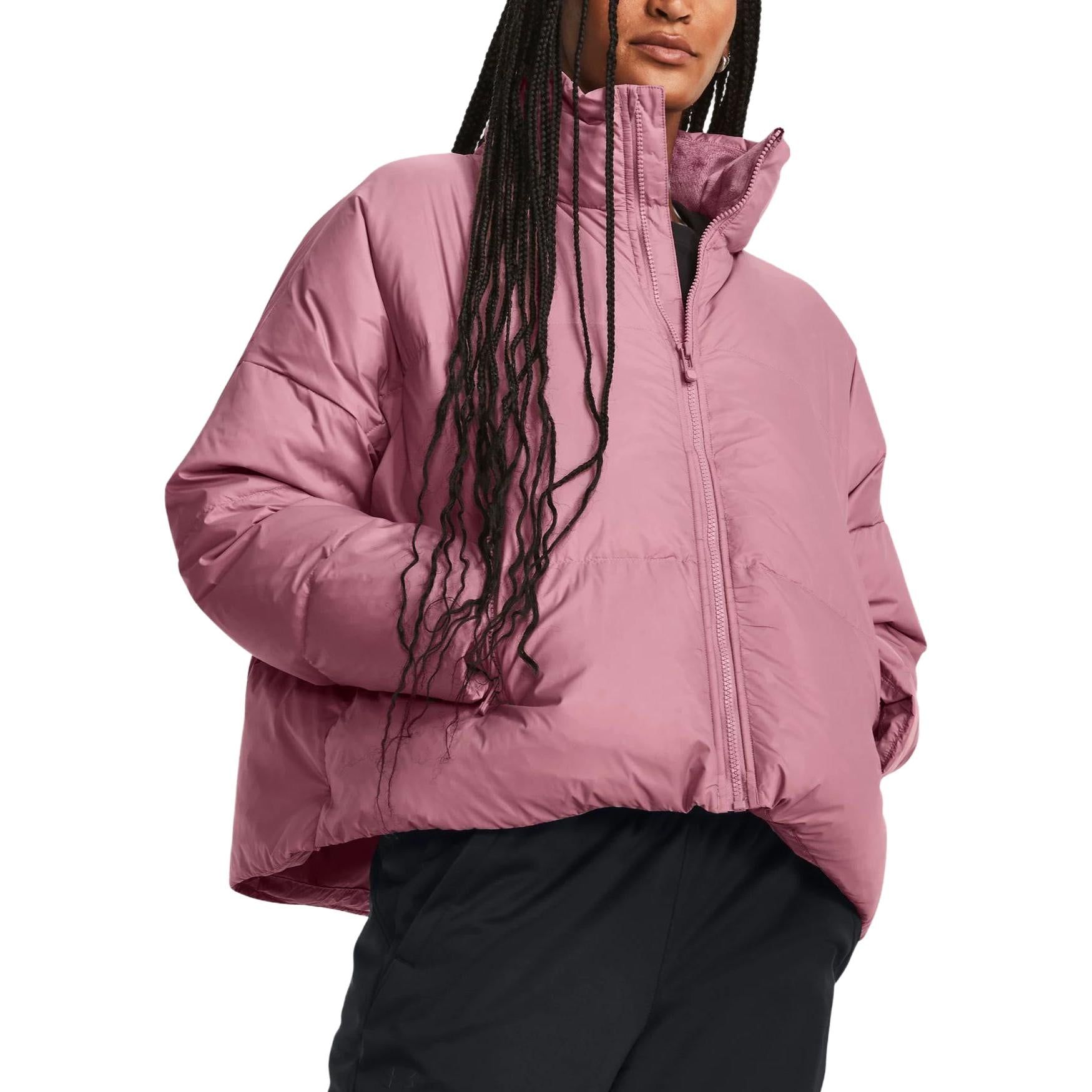 (WMNS) Under Armour ColdGear Infrared Down Puffer Jacket 'Pink' 1378858-697 sold by KicksCrew product image thumbnail 3