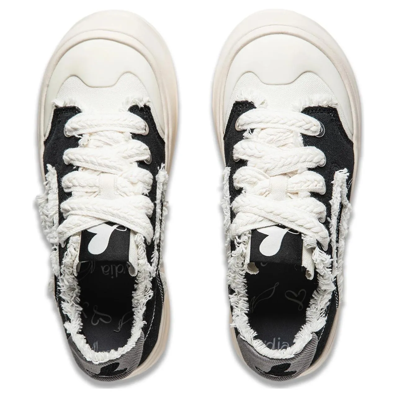 (WMNS) Li-Ning Sugar Platform 'Black Creamy White' AGCU046-1 sold by KicksCrew product image thumbnail 5