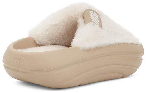 (WMNS) UGG FoamO UGGplush Slide 'Mustard Seed' 1143849-MDSD sold by KicksCrew