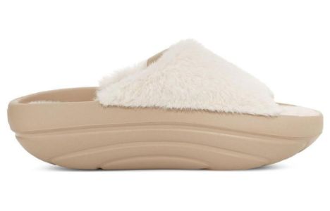 (WMNS) UGG FoamO UGGplush Slide 'Mustard Seed' 1143849-MDSD sold by KicksCrew
