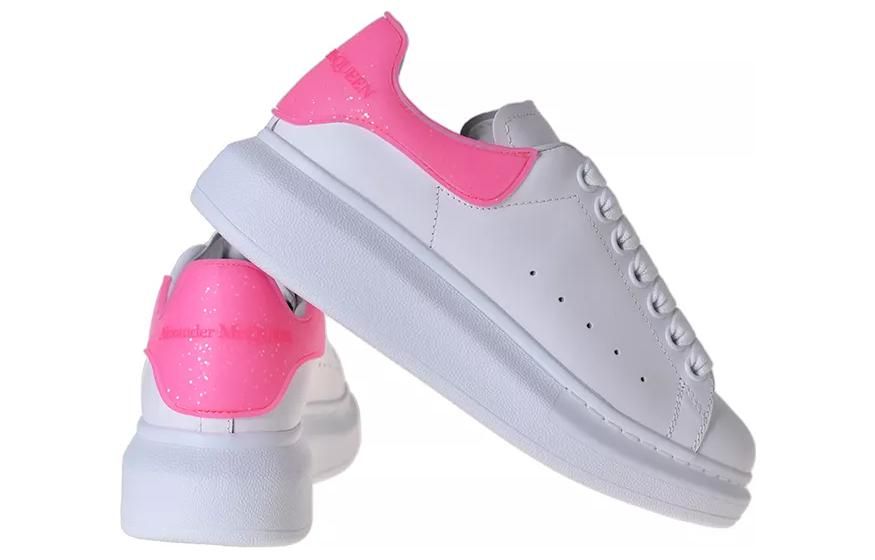 (WMNS) Alexander McQueen Oversized Sneakers 'White Bright Pink' 718157WIAF19753 sold by KicksCrew product image thumbnail 5