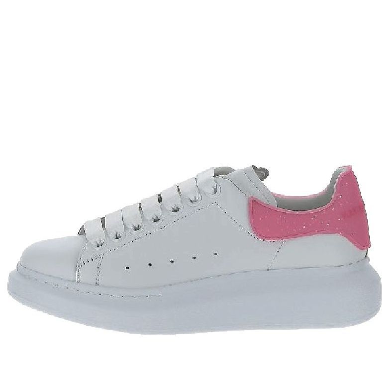 (WMNS) Alexander McQueen Oversized Sneakers 'White Bright Pink' 718157WIAF19753 sold by KicksCrew