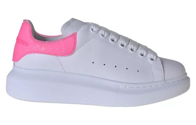 (WMNS) Alexander McQueen Oversized Sneakers 'White Bright Pink' 718157WIAF19753 sold by KicksCrew product image thumbnail 2