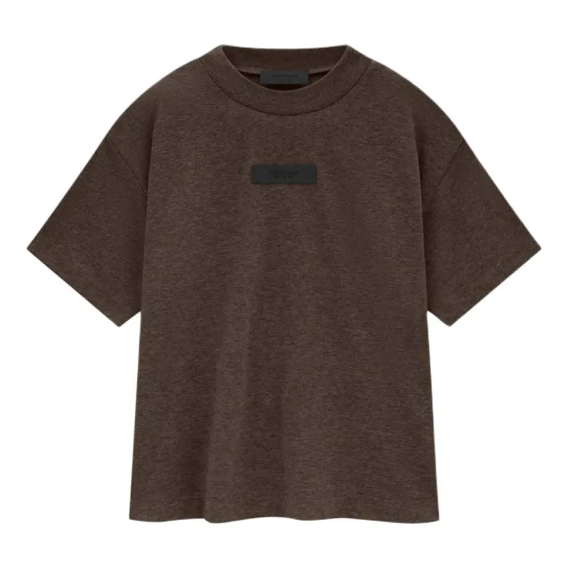 (WMNS) Fear of God Essentials SS24 T-shirt 'Heather Wood' 125SU245442FW sold by KicksCrew
