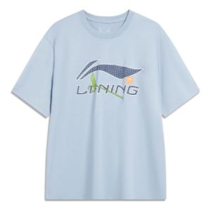 Li-Ning Essential Logo T-shirt 'Light Blue' AHST757-4 sold by KicksCrew