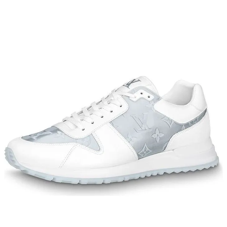 LOUIS VUITTON Run Away Sneakers 'White with Grey Monogram' 1A8KIU sold by KicksCrew