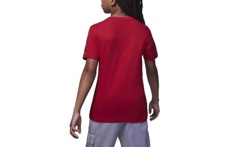 (GS) Air Jordan 23 Striped Jersey T-Shirt 'Red' 95C840-R78 sold by KicksCrew product image thumbnail 3