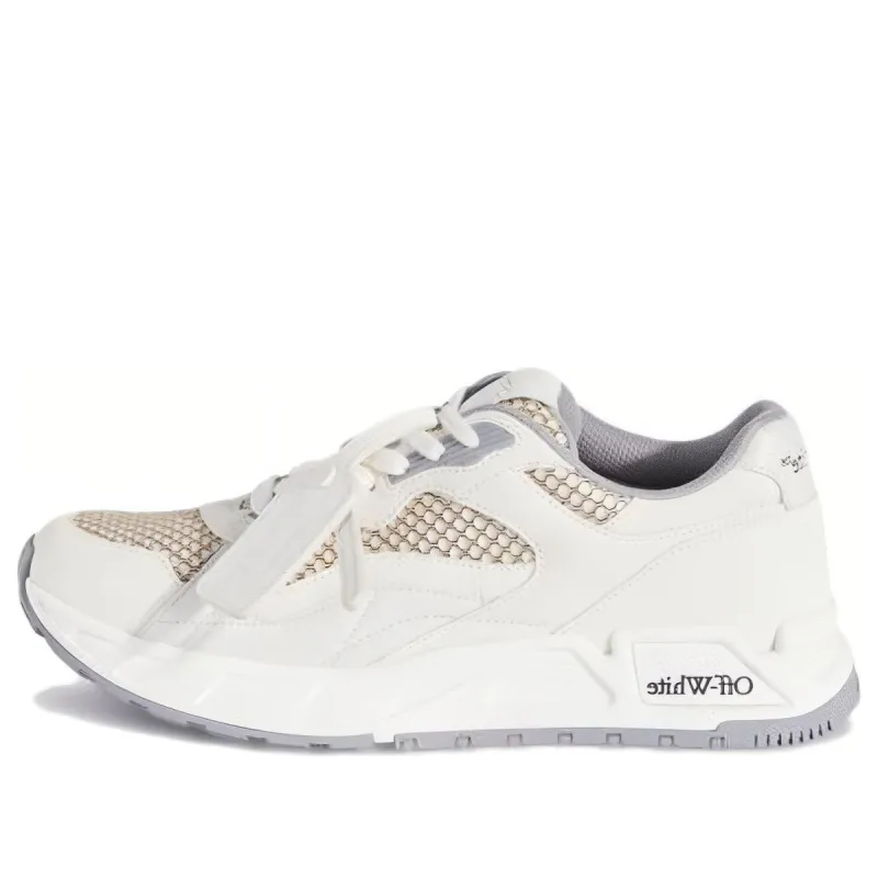 Off-White Kick Off Low-Top Sneakers 'White Tan' OMIA289S24LEA0010303 sold by KicksCrew