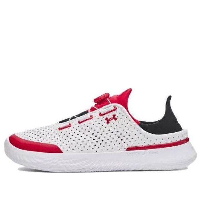 (GS) Under Armour UA SlipSpeed Training Shoes 'White Red' 3028566104 sold by KicksCrew
