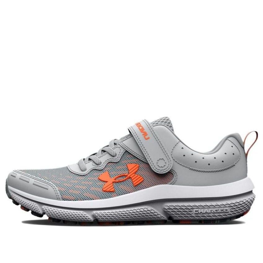 (PS) Under Armour Assert 10 AC 'Grey Orange Blast' 3026183-103 sold by KicksCrew