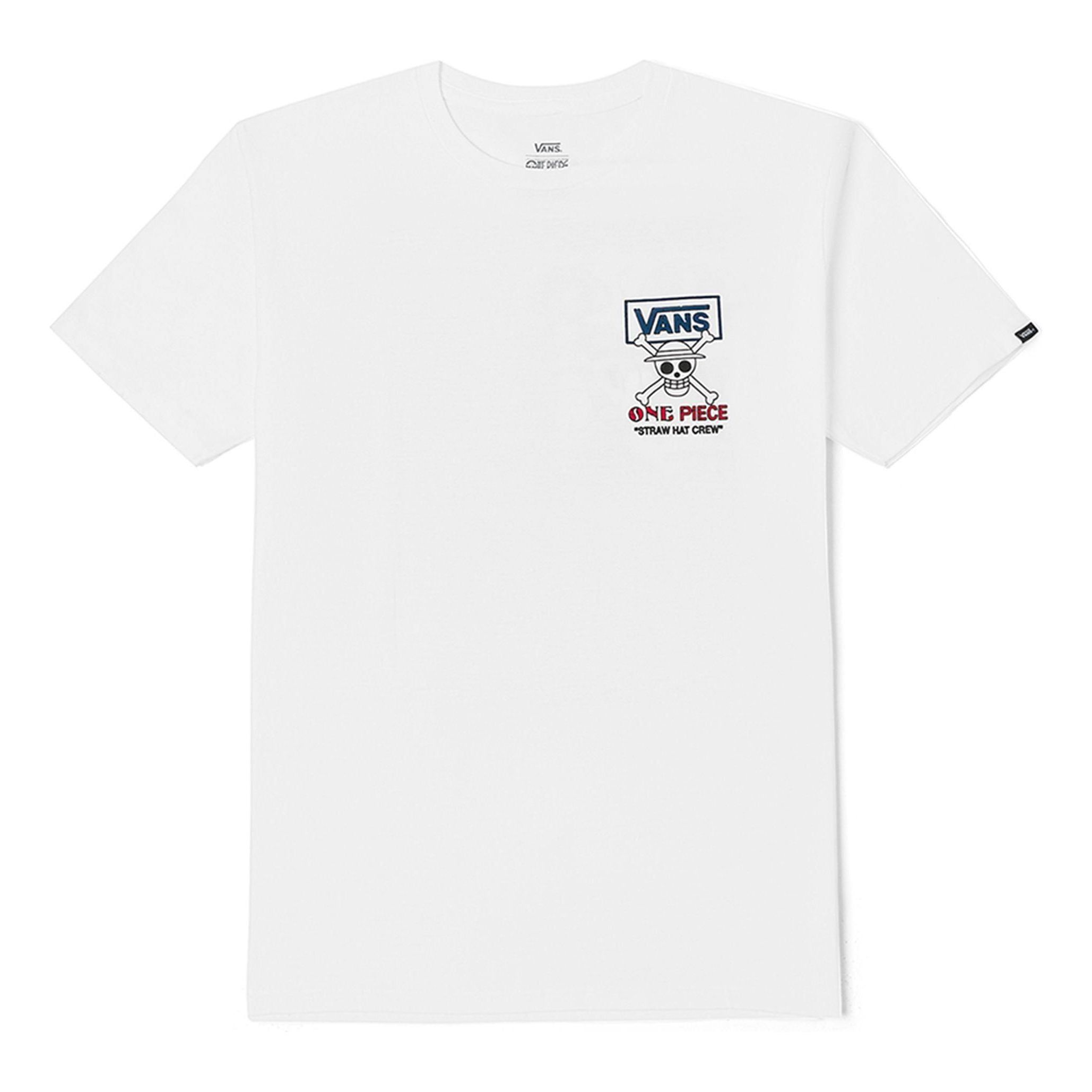 Vans x One Piece T-Shirt 'White' VN000CB2WHT sold by KicksCrew