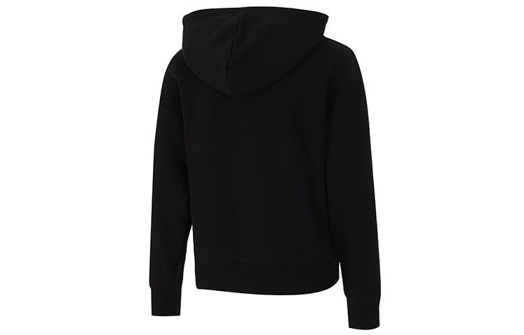 (WMNS) Puma Logo Floral Graphic Hoodie 'Black' 533214-01 sold by KicksCrew product image thumbnail 2