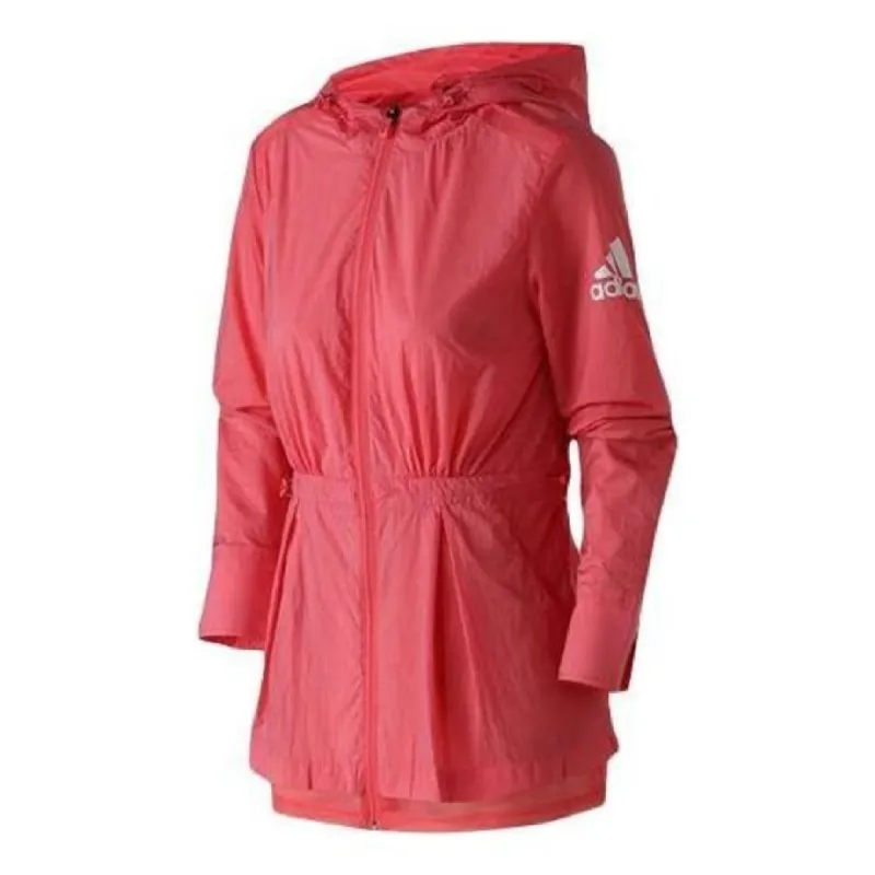 (WMNS) adidas Windbreaker 'Red' EA3107 sold by KicksCrew