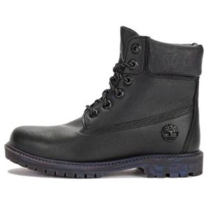 (WMNS) Timberland Heritage 6 Inch Waterproof Boot 'Black Leather Rubber Outsole' A5Q9S sold by KicksCrew