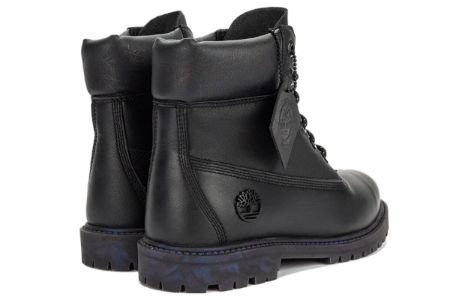 (WMNS) Timberland Heritage 6 Inch Waterproof Boot 'Black Leather Rubber Outsole' A5Q9S sold by KicksCrew