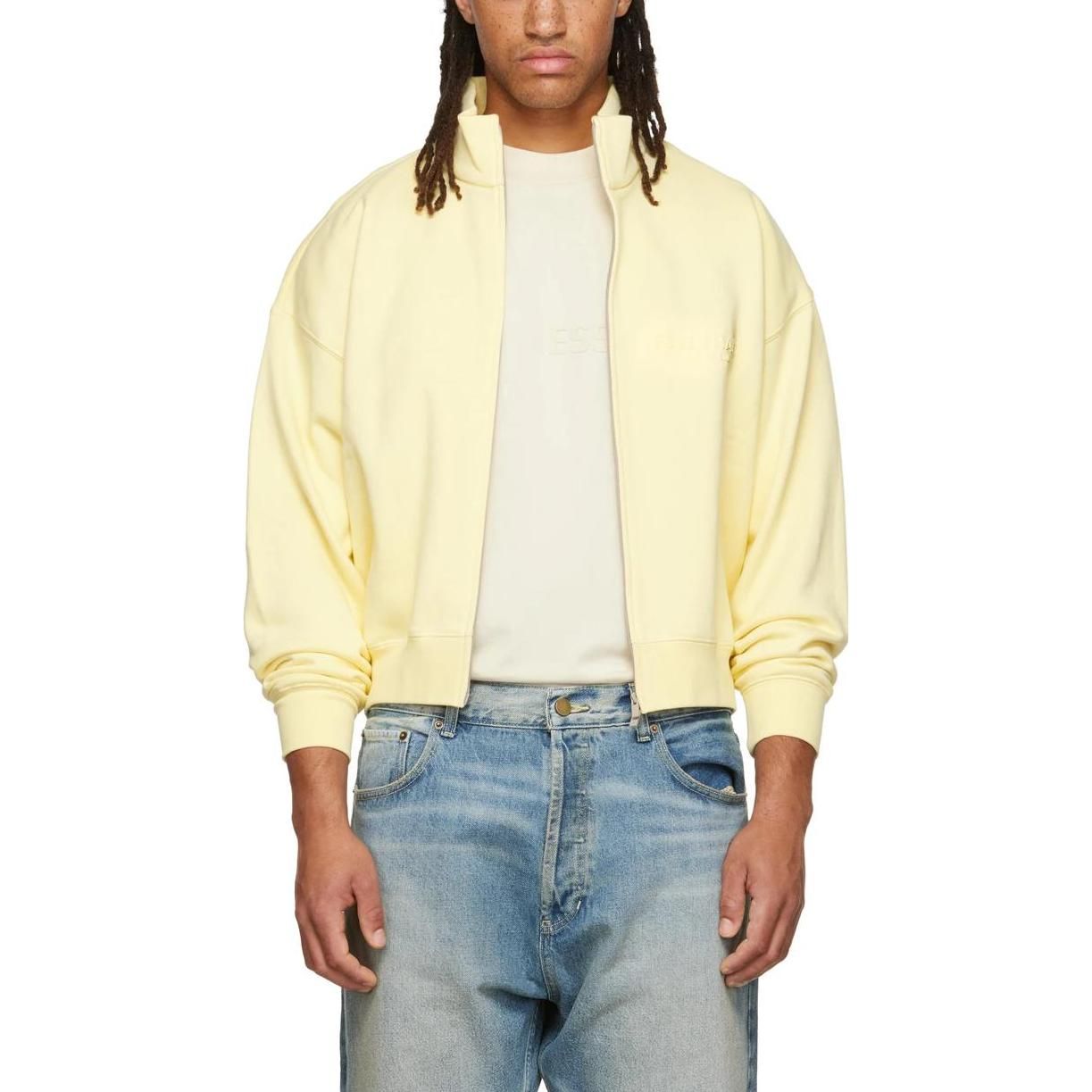 Fear of God Essentials FW22 Full Zip Jacket 'Canry' FOG-FW22-323 sold by KicksCrew product image thumbnail 3