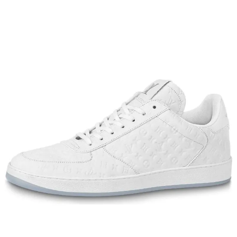 LOUIS VUITTON Rivoli Sneakers 'White Mini Monogram' 1AARI5 sold by KicksCrew