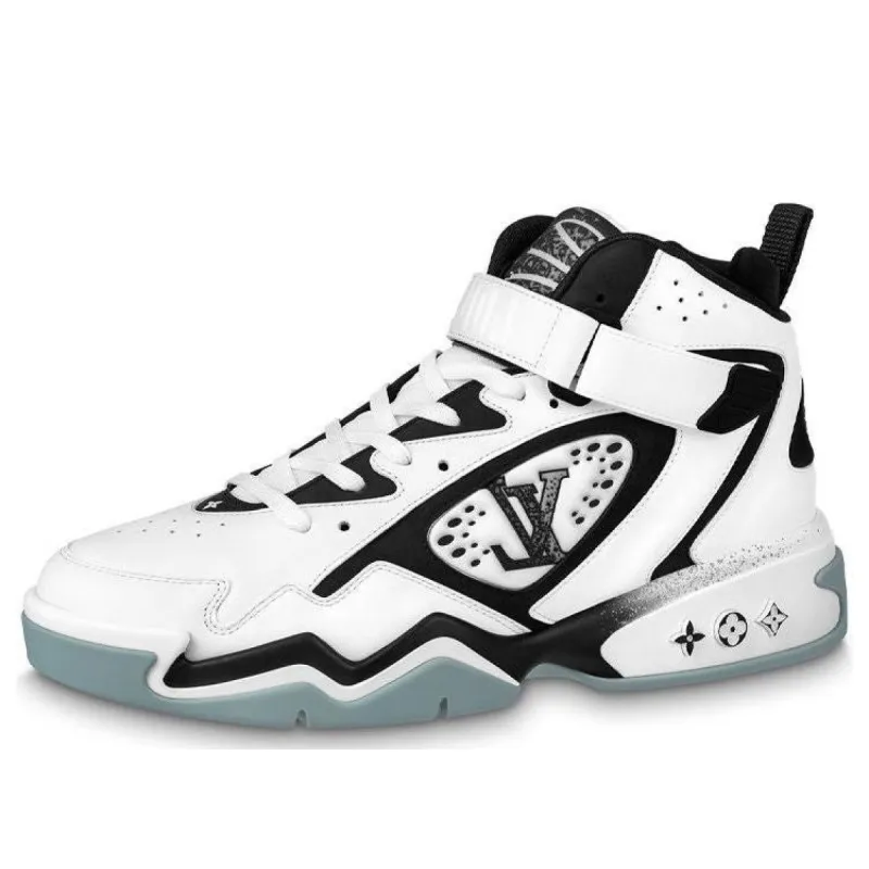 LOUIS VUITTON LV Trainer 2 Sneakers 'White Black Grey' 1AAH95 sold by KicksCrew