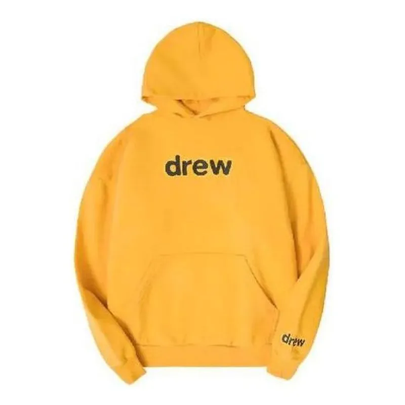 Drew House Logo Secret Hoodie 'Yellow' DR-SS20-76 sold by KicksCrew
