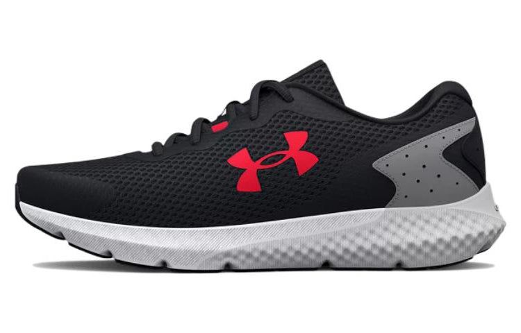 Under Armour Charged Rogue 3 Extra Wide Running Shoes 'Black Grey Red' 3026020-001 sold by KicksCrew product image thumbnail 2