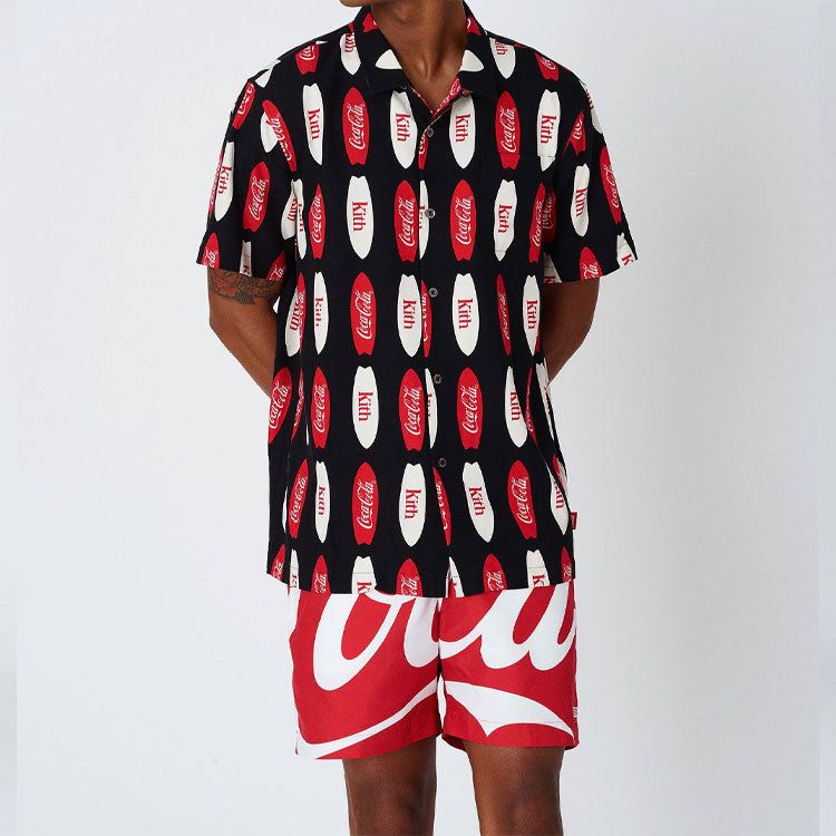 KITH x Coca-Cola Surf Camp Collar Shirt 'Black' KH-005 sold by KicksCrew product image thumbnail 2