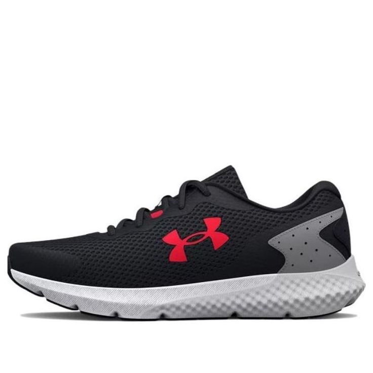 Under Armour Charged Rogue 3 Extra Wide Running Shoes 'Black Grey Red' 3026020-001 sold by KicksCrew