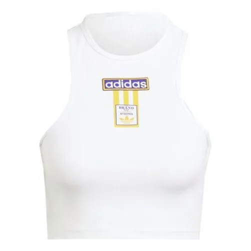 (WMNS) adidas Adibreak Cropped Tank Top 'White' IS2434 sold by KicksCrew