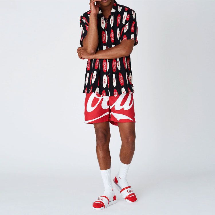 KITH x Coca-Cola Surf Camp Collar Shirt 'Black' KH-005 sold by KicksCrew product image thumbnail 3