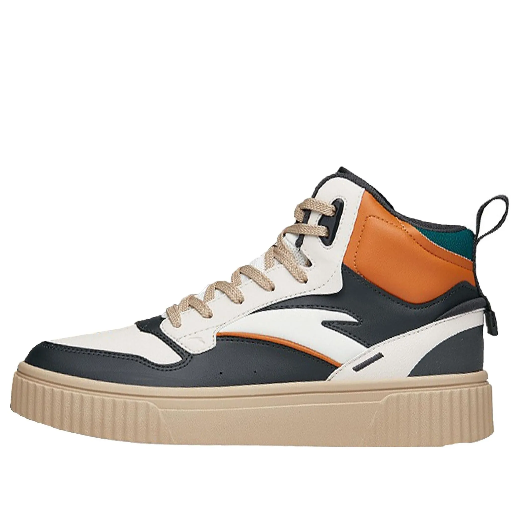 ANTA Life Series Sneakers High 'White Grey Orange' 912248015-3 sold by KicksCrew