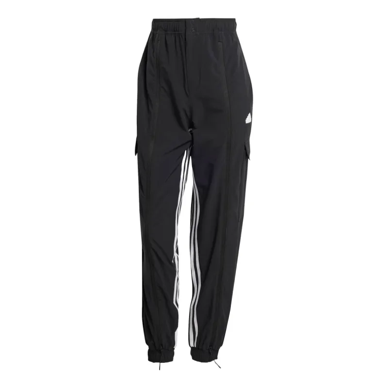 (WMNS) adidas Express All-Gender Cargo Pants 'Black White Asia Sizing IN1826 sold by KicksCrew