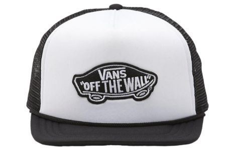 Vans Classic Patch Trucker Cap 'White Black' VN000H2VYB21 sold by KicksCrew