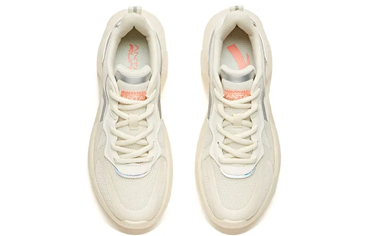 (WMNS) ANTA Running Series Sneakers 'Ivory Grey' 922035583-1 sold by KicksCrew product image thumbnail 3