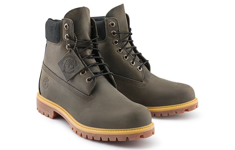Timberland Premium 6 Inch Waterproof Boot 'Olive Green Black' A629N sold by KicksCrew product image thumbnail 4