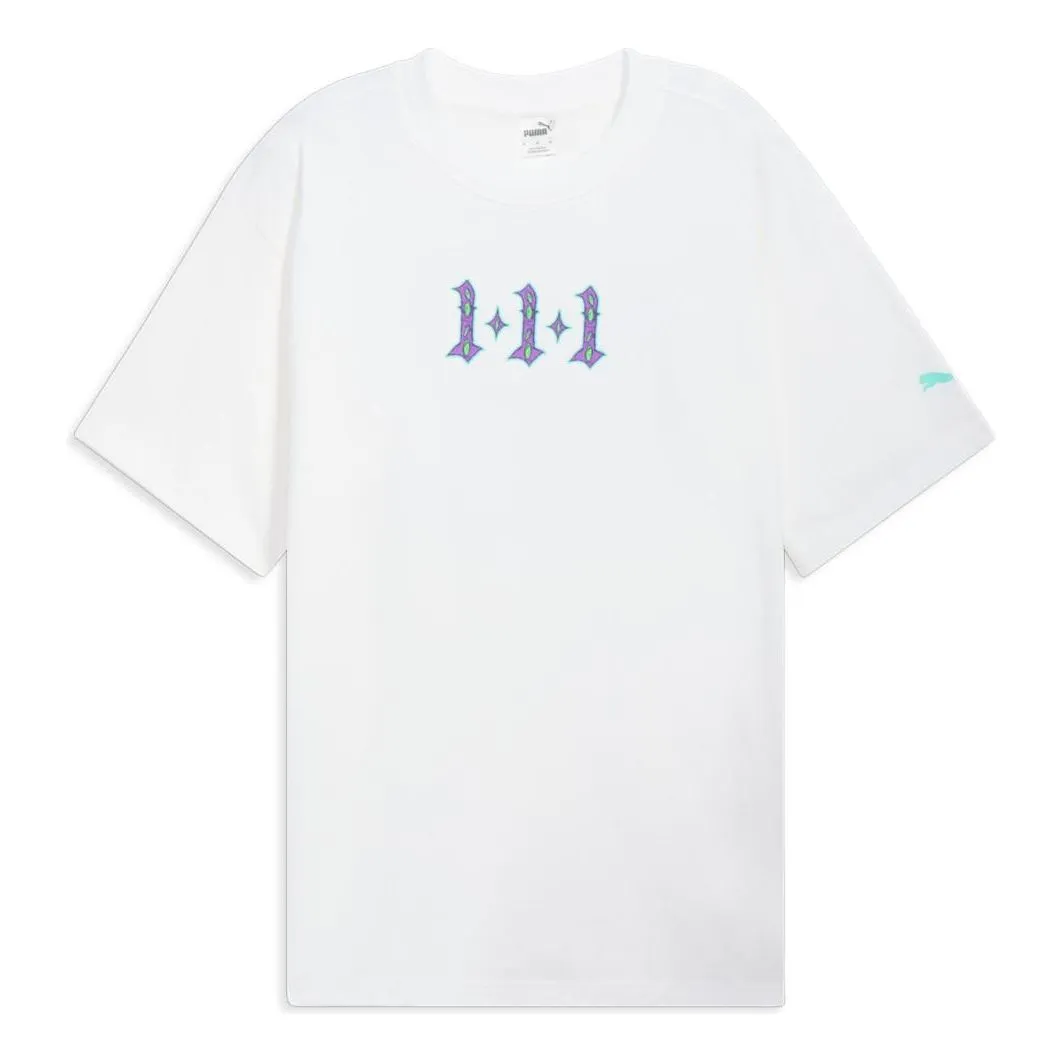 PUMA x LAMELO Be You Basketball T-shirt 'White' 627746-03 sold by KicksCrew