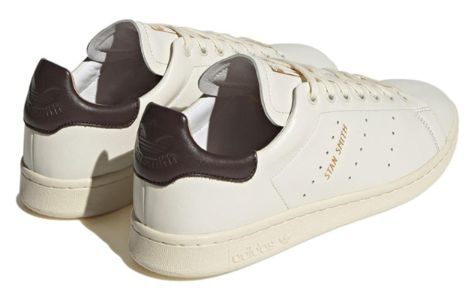 Adidas Originals Stan Smith Lux Shoes 'Off White Dark Brown' H06188 sold by KicksCrew