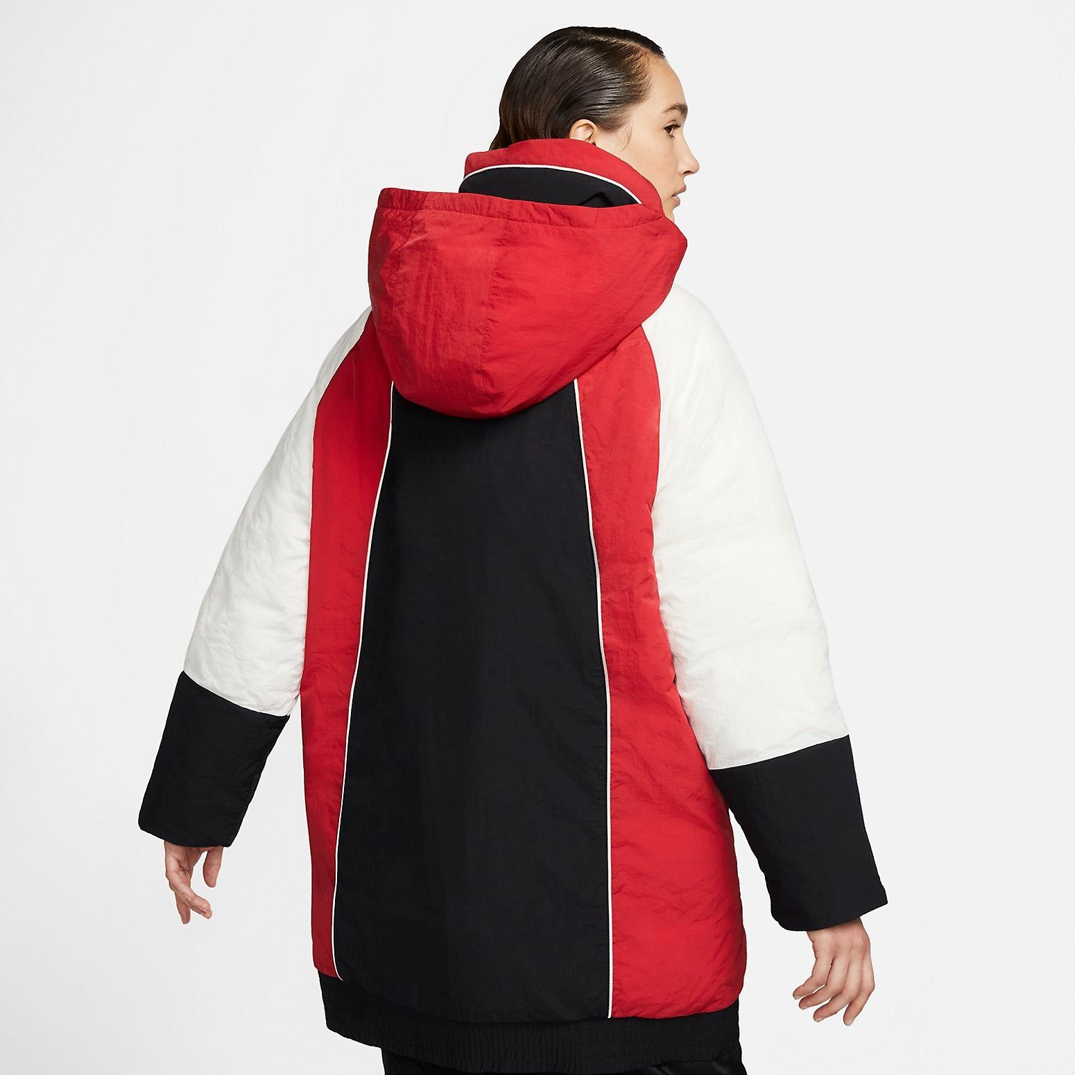 (WMNS) Air Jordan Flight Down Parka Jacket 'Red' DH0782-011 sold by KicksCrew product image thumbnail 5