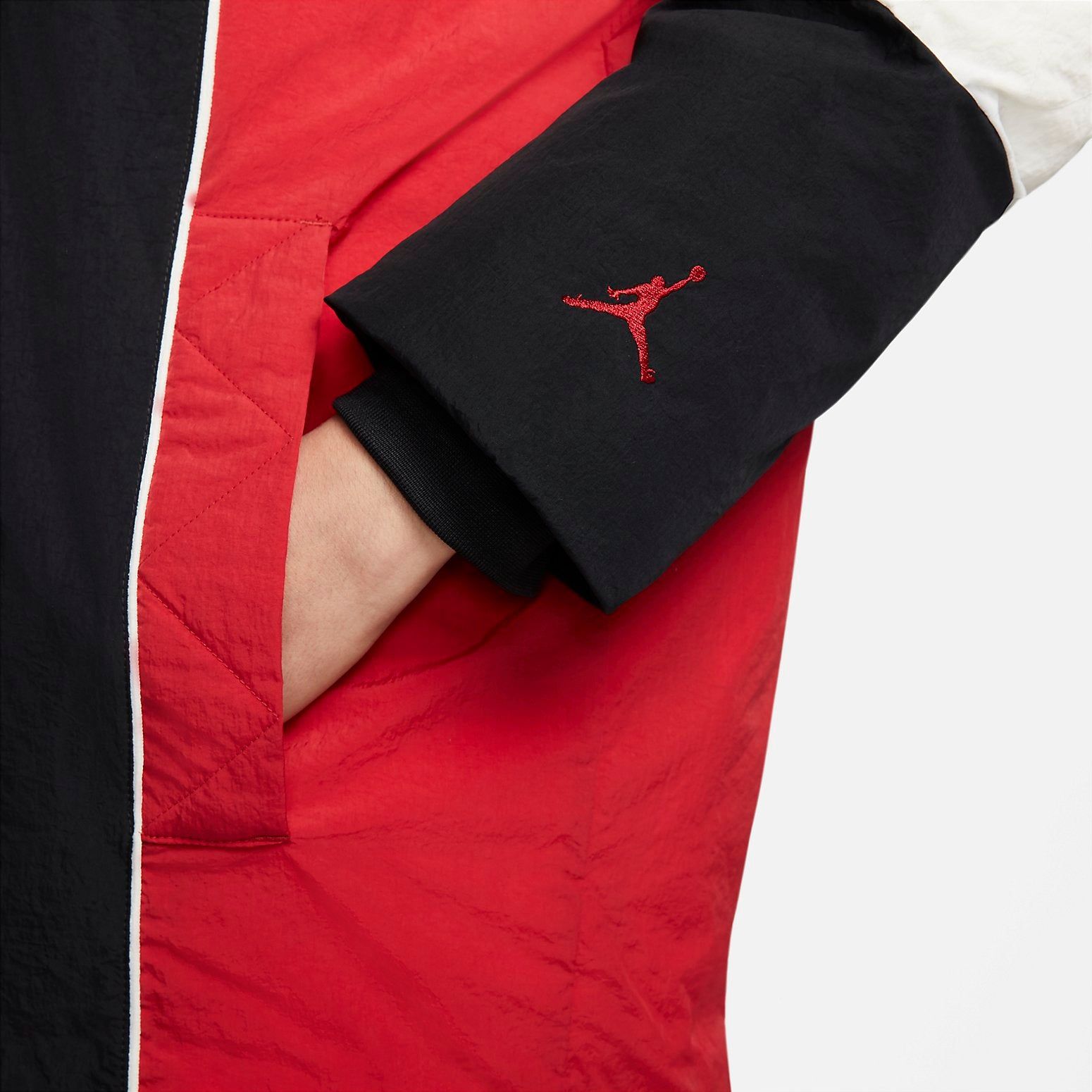 (WMNS) Air Jordan Flight Down Parka Jacket 'Red' DH0782-011 sold by KicksCrew product image thumbnail 2