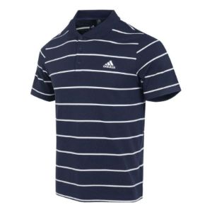Adidas Fi Stripe Polo Shirt 'Navy' IA8164 sold by KicksCrew