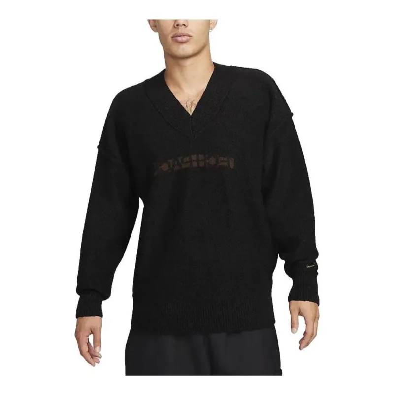 Nike Sportswear Tech Pack V Knit Sweater 'Black' FB7810-010 sold by KicksCrew