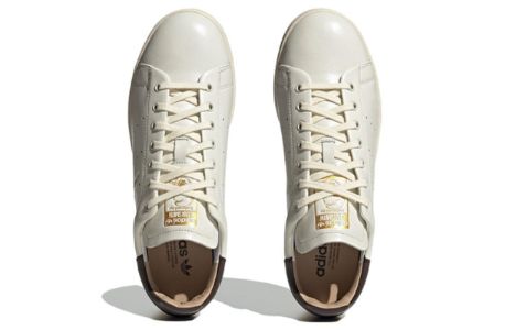 Adidas Originals Stan Smith Lux Shoes 'Off White Dark Brown' H06188 sold by KicksCrew