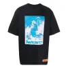 HERON PRESTON OS Herons Captcha T-Shirt 'Black' HMAA026S21JER0061040 sold by KicksCrew