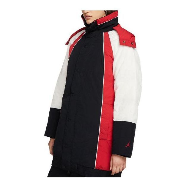 (WMNS) Air Jordan Flight Down Parka Jacket 'Red' DH0782-011 sold by KicksCrew