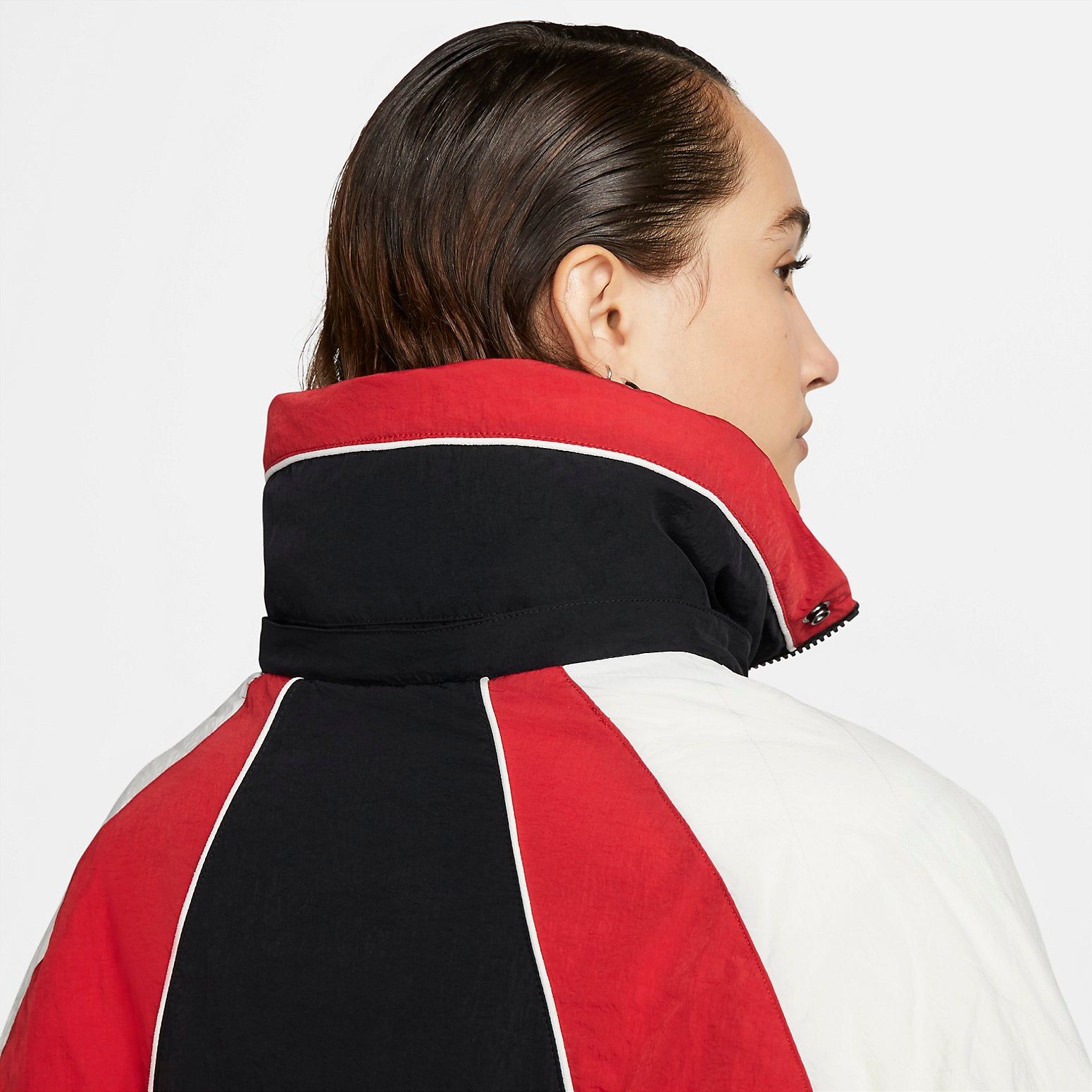 (WMNS) Air Jordan Flight Down Parka Jacket 'Red' DH0782-011 sold by KicksCrew product image thumbnail 4