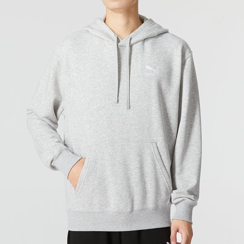 Puma Classics Small Logo Training Hoodie 'Grey' 537849-04 sold by KicksCrew product image thumbnail 5