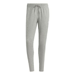 adidas Essentials Single Jersey Tapered Open Hem Pants 'Medium Grey Heather' IC9411 sold by KicksCrew