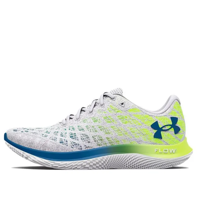 Under Armour Flow Velociti Wind 2 'White High Vis Yellow' 3024903-101 sold by KicksCrew