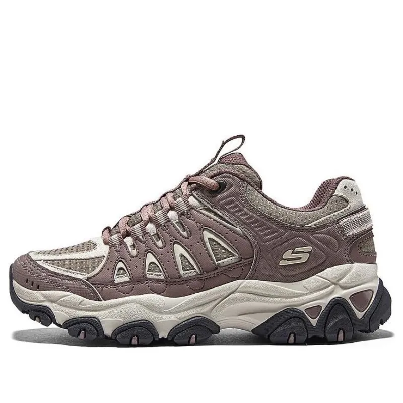 (WMNS) Skechers DLites Training Shoes 'Brown Beige Mauve' 180172-MVE sold by KicksCrew