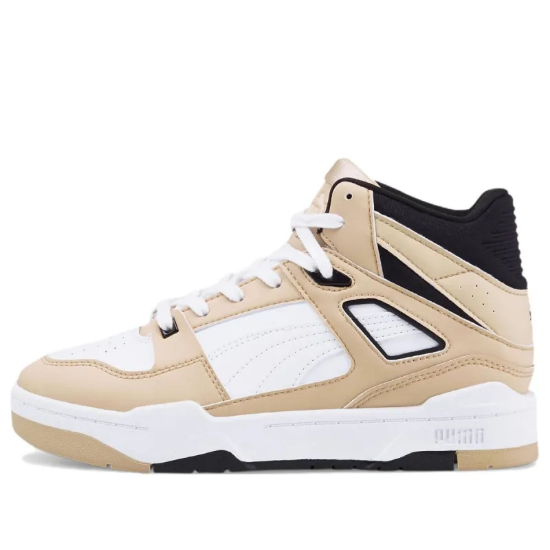 (WMNS) Puma Slipstream Mid 'White Light Sand' 386565-01 sold by KicksCrew
