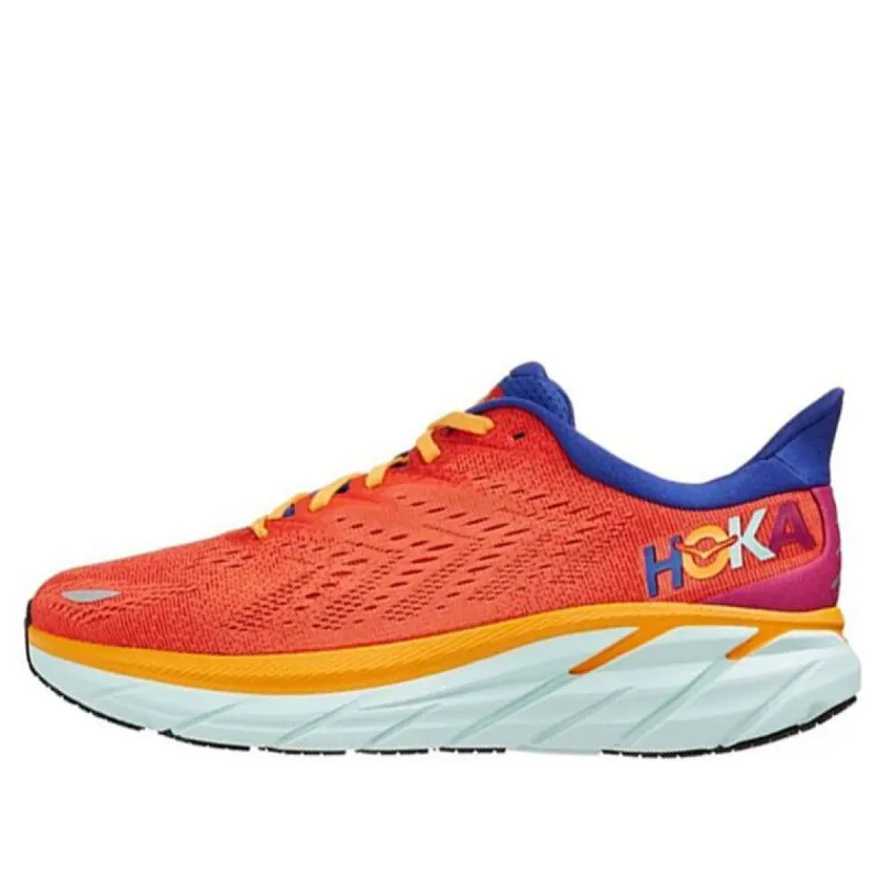 Hoka One One Clifton 8 'Fiesta Orange Purple' 1119393-FBLN sold by KicksCrew